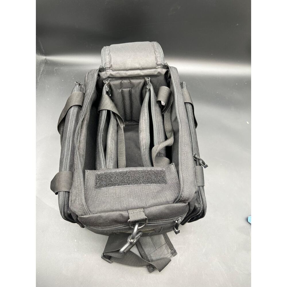5.11 Tactical Range Bag Black Padded Handgun Gear Organizer Shoulder Carry Case - Picture 9 of 9